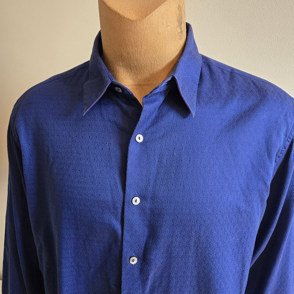 Robert Graham Royal Blue Dress Shirt